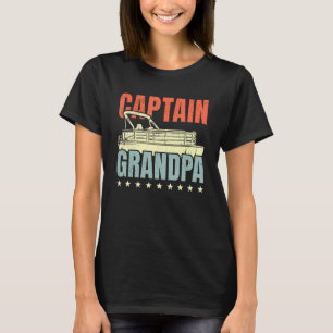 Camiseta Avô Pontoon Capitão I Old Man Pontoon Boa