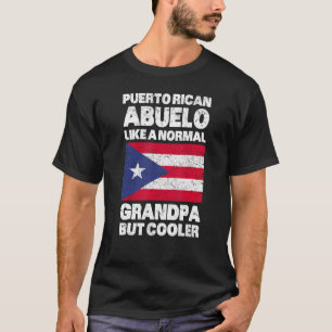 Camiseta Avô porto-riquenho Abuelo Porto-riquenho Bandeira 