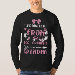Camiseta Avó Promovida De Avó De Cachorro Para Gra  Ba Huma