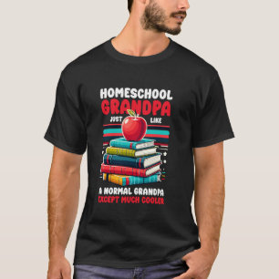 Camiseta Avô que Ensina em Casa Exatamente Como Um Avô Norm