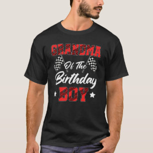 Camiseta Avó Race Car Da Família Birthday Boy Racing