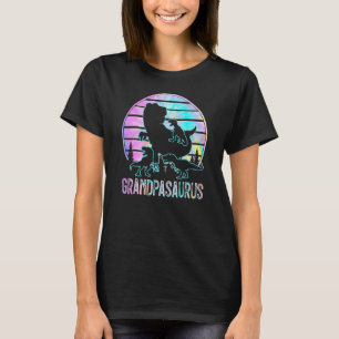 Camiseta Avô Retro Avô Saurus Dinossaur Kid Fa