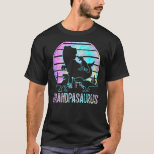 Camiseta Avô Retro Avô Saurus Dinossaur Kid Fa
