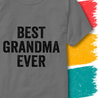 Camiseta Avó Retro Vintage Incrível Melhor Avó de Todos os