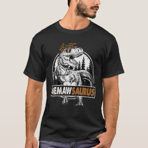 Camiseta Avô-Rex Dinossauro Avó Saurus Mothe