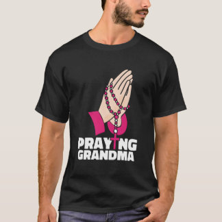 Camiseta Avó rezando Avó Cristianismo Cristã