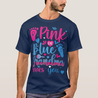 Camiseta Avó rosa ou azul ama vocêComparação de revelação d