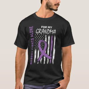Camiseta Avó Roxo Sensibilização para a Consciência America