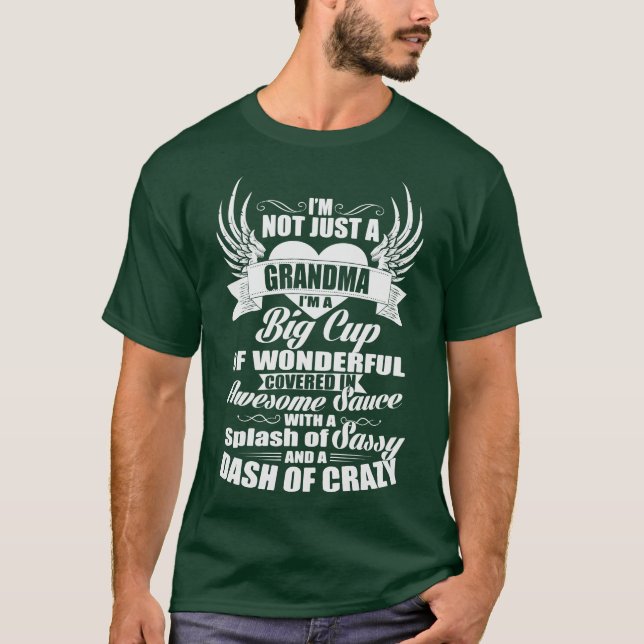 Camiseta Avó Sassy e Maravilhosa (Frente)