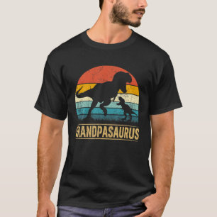 Camiseta Avô Saurus T Rex Dinossauro Avô Pasauro Pai
