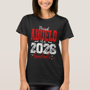 Camiseta Avô Sênior 2026 Orgulhoso Avô de uma Turma de 2026