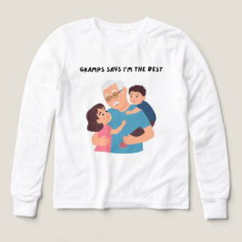 Camiseta Avô sorridente