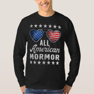 Camiseta Avó Sueca Quarto De Julho Mulheres Americanas Mor