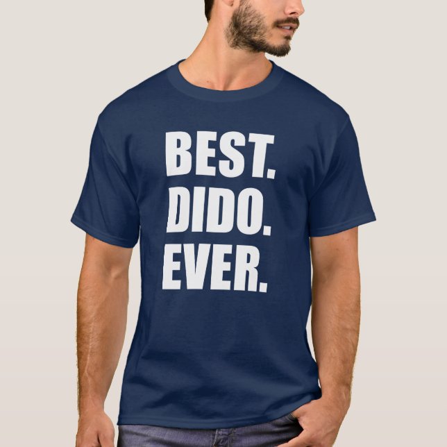 Camiseta Avô Ucraniano Melhor Dido Ever (ON DARK) (Frente)