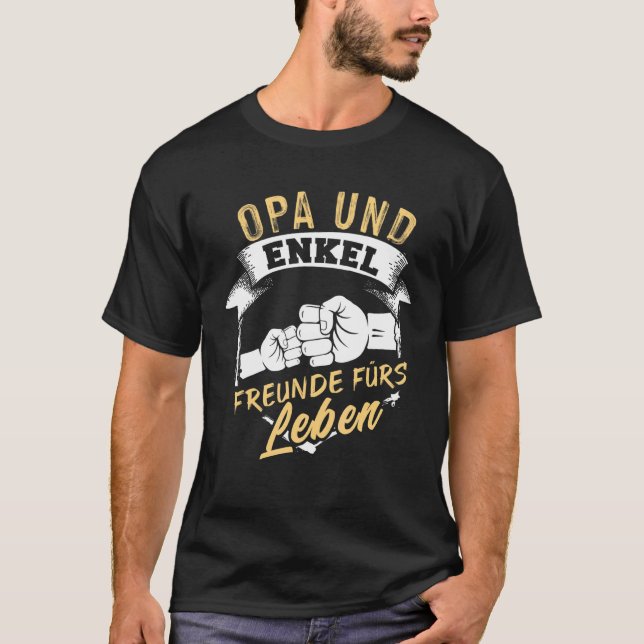Camiseta Avô Und Avô Amigos Für Leben Best Opi G (Frente)