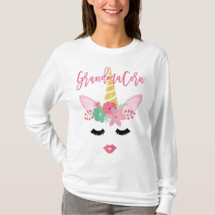 Camiseta Avô Unicórnio Bonito Dia de as mães de Presente