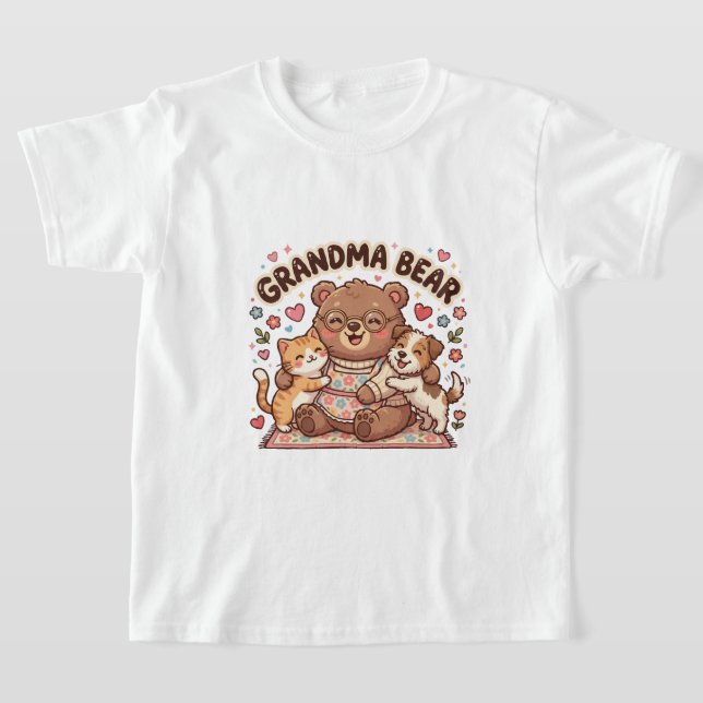 Camiseta Avó Urso Abraço Fofo (Postura )