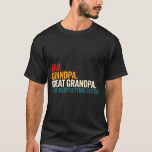 Camiseta Avô Vô Bisavô Dito Engraçado - Pai Eu Ape