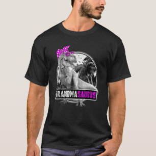 Camiseta Avô Vovó Saurus Rex Dinossauro