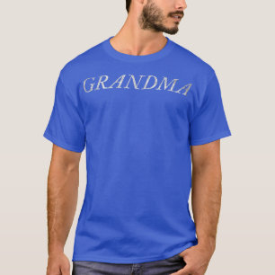Camiseta Avó vovó vovó Simples Cel de Dia de as mães