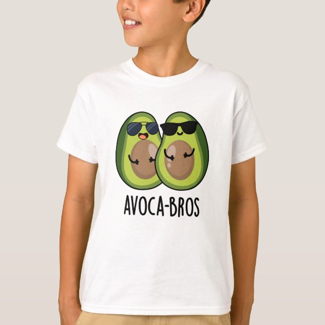 Camiseta Avoca-bros Funny Avocado Pun (Frente)