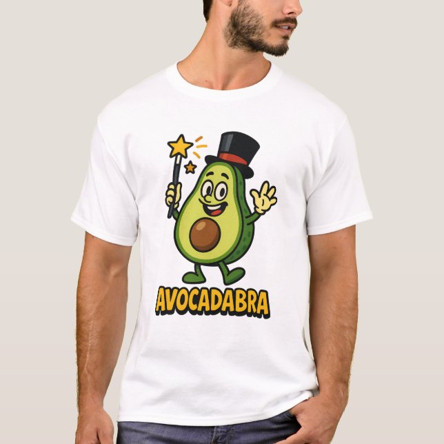 Camiseta Avocadabra Magic Avocado Cartoon Tee (Frente)