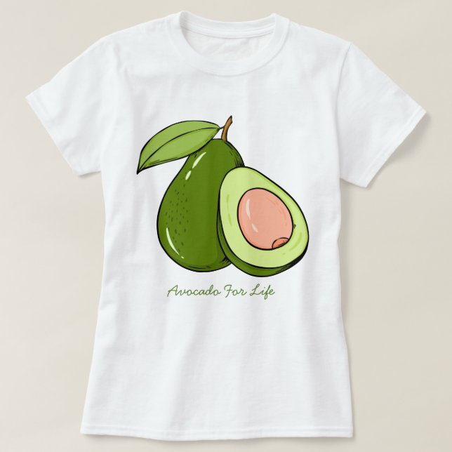 Camiseta Avocado (Frente do Design)