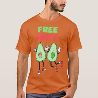 Camiseta Avocado abraça abraços gratuitos