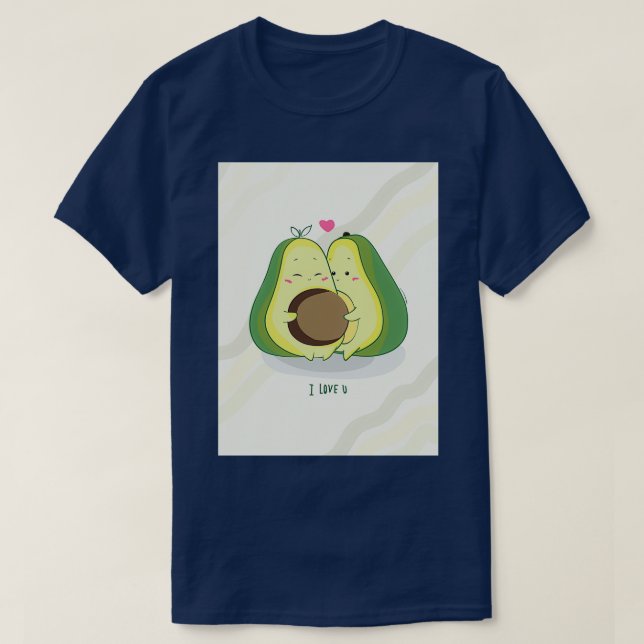 Camiseta Avocado amor 21 (Frente do Design)