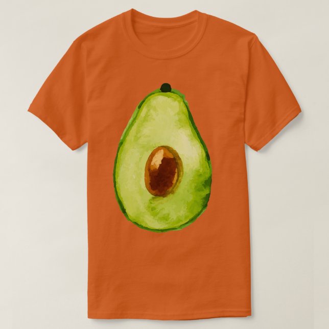 Camiseta Avocado amp Vegan Organic Gluten (Frente do Design)