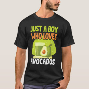 Camiseta Avocado Apenas Um Menino Que Ama Abacates Mexicano