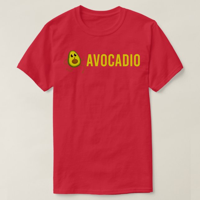 Camiseta Avocado Avocadio Runner Funny Gift Idea (Frente do Design)