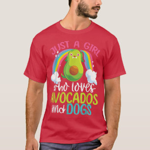 Camiseta Avocado Cachorro Pet Proprietário do Pet Raparigas