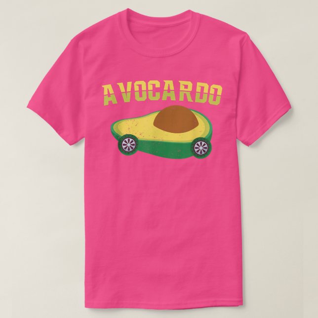 Camiseta Avocado Car Diz Presente Mecatrônica Vegan (Frente do Design)