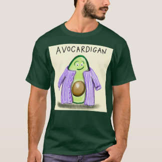 Camiseta Avocado Cardigan cotidiano design