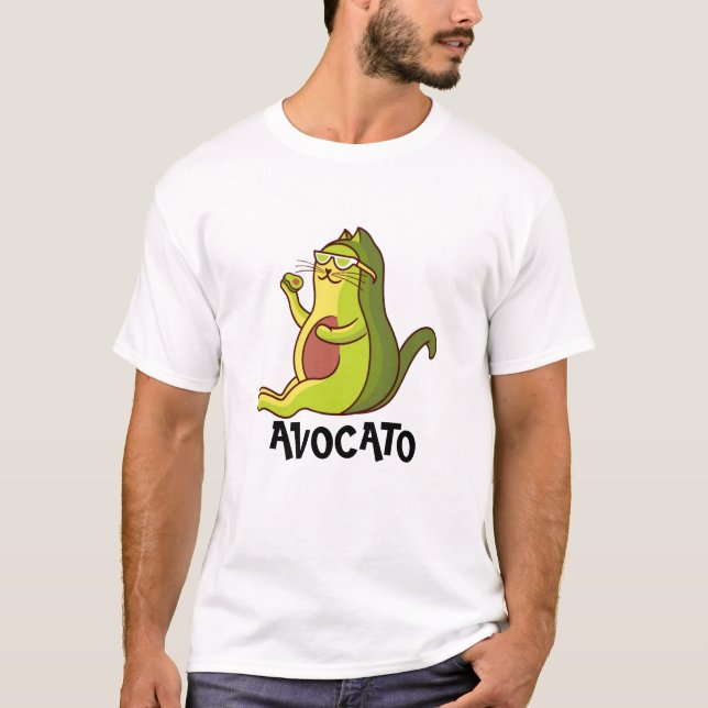 Camiseta Avocado Cat (Frente)