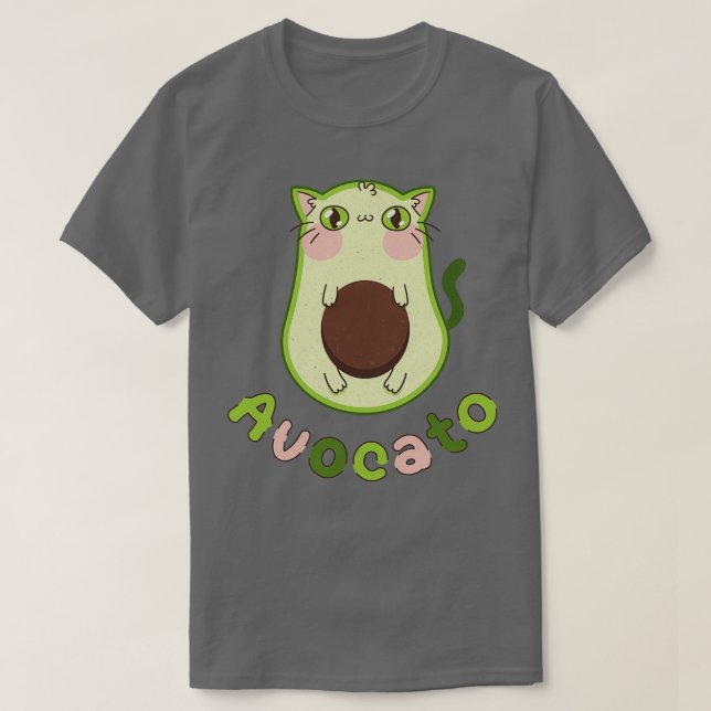 Camiseta Avocado cat Avocato Classic TSirt (Frente do Design)