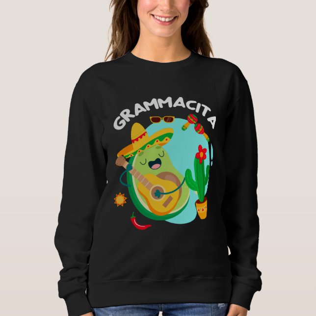 Camiseta Avocado Cinco De Mayo Grammacita Guacamole Grandma (Frente)