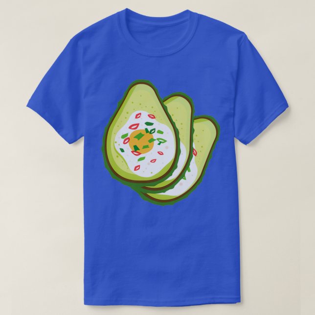 Camiseta Avocado com ovo (Frente do Design)