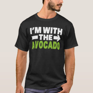 Camiseta Avocado com roupa de Dia das Bruxas de Brinde