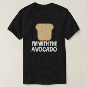 Camiseta Avocado com roupa de Dia das Bruxas de Brinde