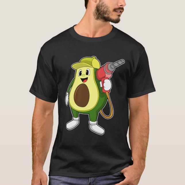 Camiseta Avocado como artesão com Drill (Frente)