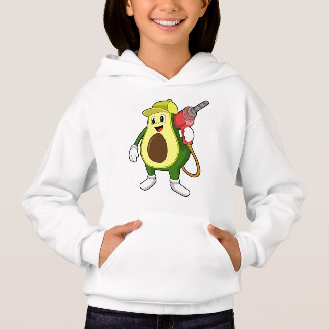 Camiseta Avocado como artesão com Drill (Frente)