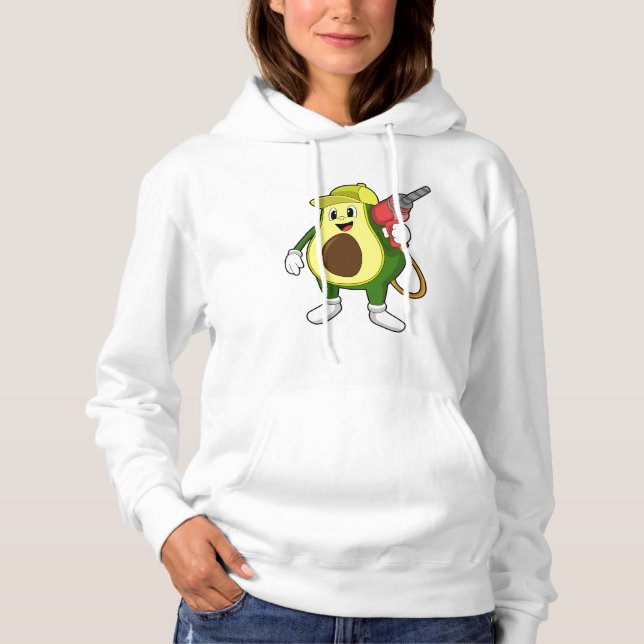 Camiseta Avocado como artesão com Drill (Frente)