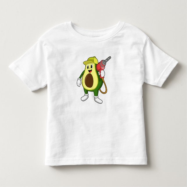 Camiseta Avocado como artesão com Drill (Frente)