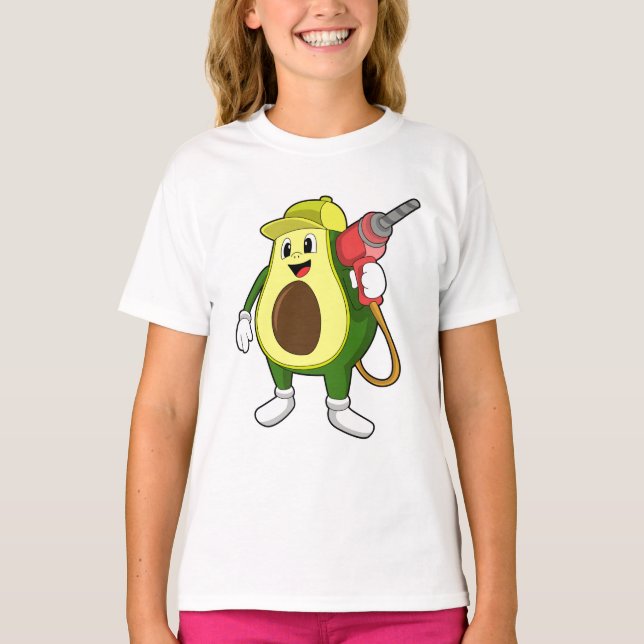 Camiseta Avocado como artesão com Drill (Frente)