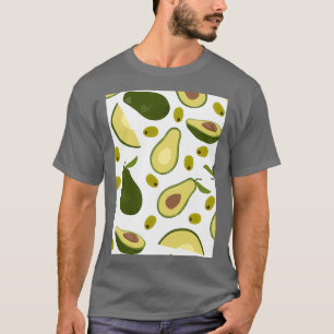 Camiseta Avocado Contorno Tropical Exótica