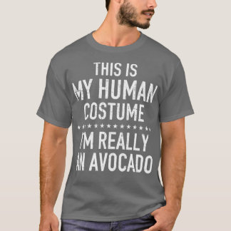 Camiseta Avocado Costume Halloween Engraçado Presente