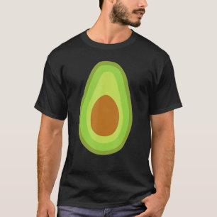Camiseta Avocado Costume Halloween Homens Vegan Mulheres Cr