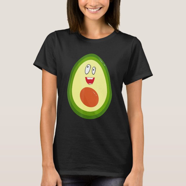 Camiseta Avocado Costume Halloween Vegan Avocado Gravidez (Frente)
